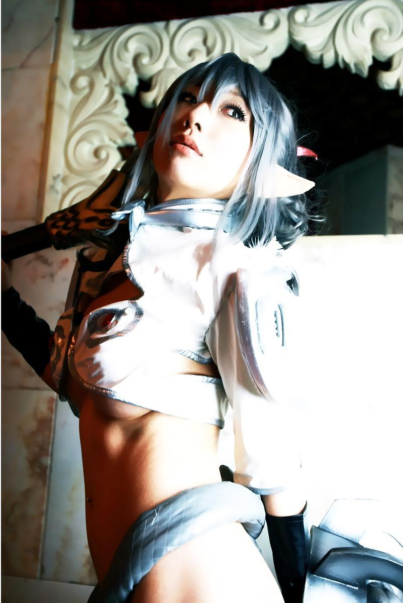 [Cosplay]  Queens Blade  Echidna & Alleyne Vs Tentacles SP2